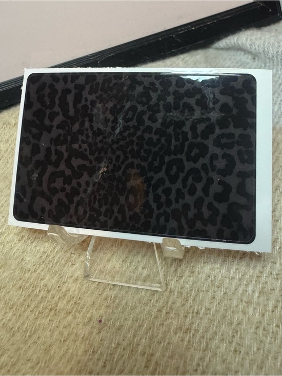 Accessories - Black Leopard Pattern Card Sleeve